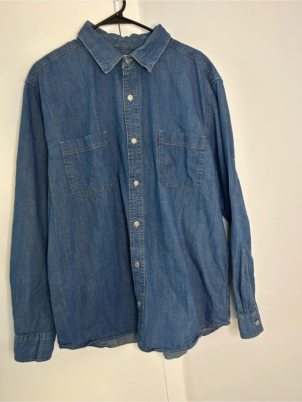 Levi's Men’s XL Blue Denim Workshirt
